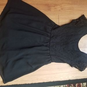 H&M forever 21 black lace dress